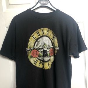 Vintage guns and roses graphic t tee retro t shirt
